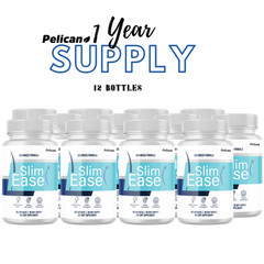 Slim Ease- Keto & Weight Support- 12 Bottles- 720 Capsules