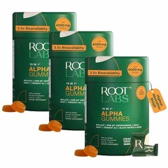 NEW 3Pack Alpha Shilajit Gummies 4000mg | 60 Count | Herbal & Supplement