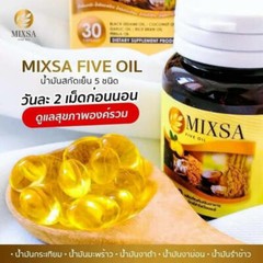 6x New MIXSA FIVE OILS 5 Natural Metabolism Sleep Balance Bones Brain Health