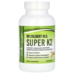 Dr Colbert M.D., Super K2, 120 Capsules