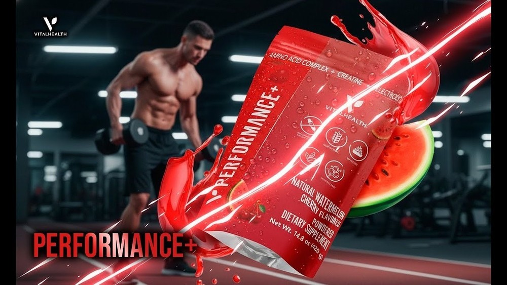 VITALHEALTH Performance + Energy, Strength & Recovery Formula 420g – CHERRY FLAV