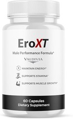 EroXT Men Daily Wellness Energy Vitality Support Capsules Natural 1 Pack 60Ct