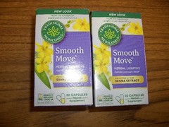 2 Boxes Smooth Move Senna Caps Traditional Medicinals 50 Caps each Exp 6/16/28