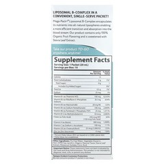 2 X Aurora Nutrascience, Liposomal B-Complex, 10 Packets, 0.68 fl oz (20 ml) Eac