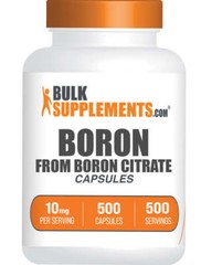 BulkSupplements Boron Citrate Capsules – Available in 3mg, 5mg, 10mg