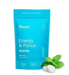 Neuro Mints: Energy & Focus- Peppermint- 180 Pieces Free Shipping