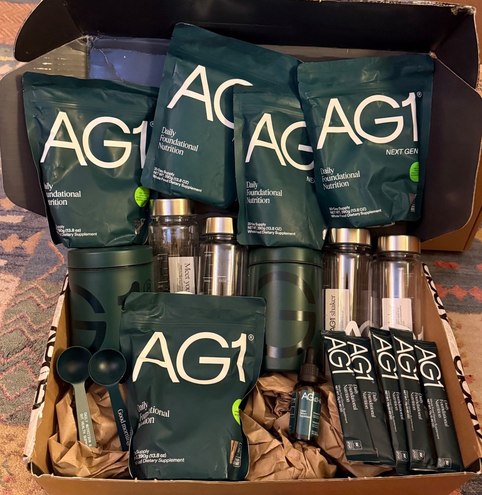 Athletic Greens – 5 Bags, 1 X D3 + K2, 4 Bottles, Travel Packs, And More! *Read*