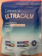 Loroc’e UltraCalm Calming Drink Mix Magnesium Glycinate 30 Packets Exp 03/2027