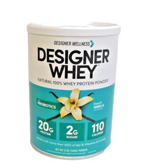 Designer Whey, Natural 100% Whey Protein Powder, French Vanilla, BB: 09/2026+