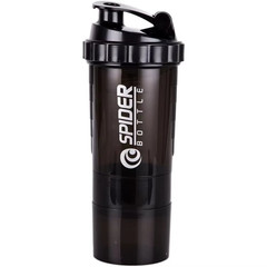 3 Layers Shaker Protein Bottle Powder Shake Cup Water Bottle Plastic Mixing Cup