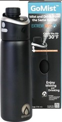 Extreme MIST – GoMist Misting & Drinking Bottle – Personal Midnight Black