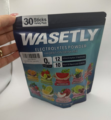 Wasetly Electrolytes Hydration Powder Drink Mix 30 Sticks Variety Sugar-Free