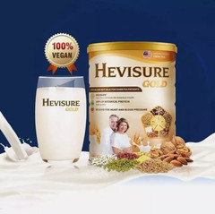4 Tin Hevisure Gold Diabetic Milk Stabilize Blood Sugar Plant-Based 400g