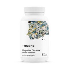 Thorne Magnesium Glycinate Chelated for high absorption 90 caps / 120 mg /2028