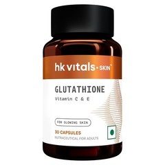 HK Vitals Glutathione 30 caps With Vitamin C & E Skin Glow and Hydration