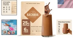 Chocolate Ka’Chava Whole Body Meal Replacement – 25g Plant Protein & Probiotics