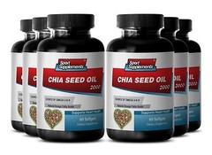 Omega-3 – Chia Seed Oil 2350mg – Super Weightloss Booster Supplement 6B