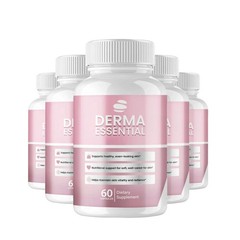 5-Pack Derma Essential Capsules – DermaEssential Healthy Skin Support Free Ship