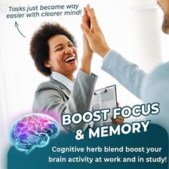 L-TYROSINE Focus Gummies L-Theanine Vitamin B12 B6 Mental 60ct 2 Pack NEVISS
