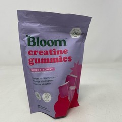 Bloom Creatine Gummies Berry Boost 36ct 5g/Serving Sugar Free