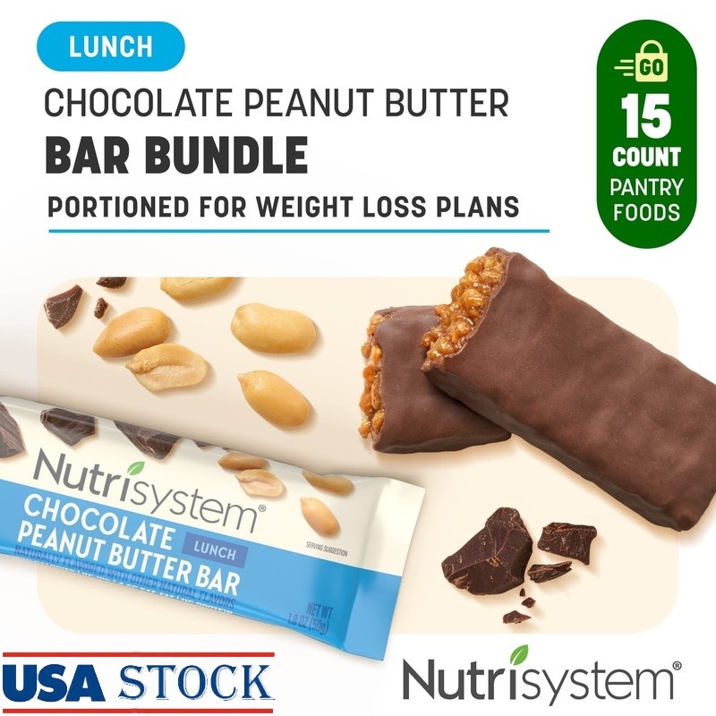 Protein Bars Chocolate Peanut Butter Weight Loss 15 Count 11g Protein Snacks New