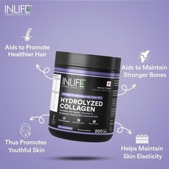 IN.LIFE Collagen Peptides Powder 200g Pack of 3 Joint Skin Support