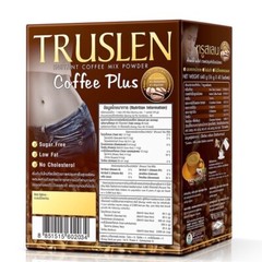 Truslen Coffee Plus Collagen Weight control No sugar Low fat Nourish skin 16g.