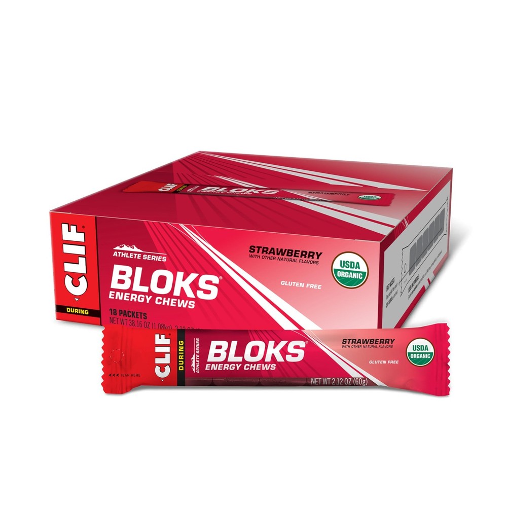 Energy Chews Strawberry Flavor – Non-GMO Plant-Based Fuel for Cycling & Running