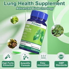 Lung Cleanse & Detox Support Clear Lungs a Healthy Lungs Supplement 2 pack-120pc