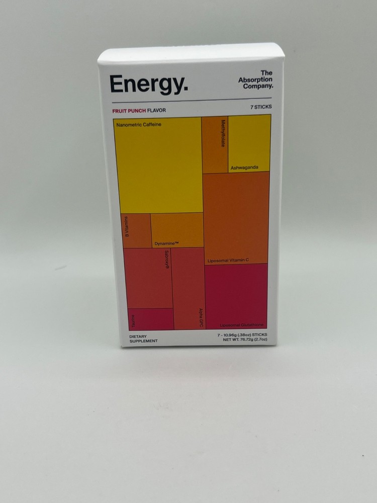 THE ABSORPTION COMPANY ENERGY OR CALM 7 STICKS PER BOX NET WT. 2.7 OZ