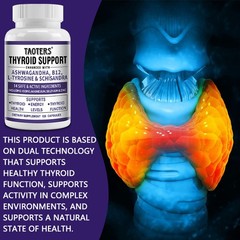 Thyroid Support With Iodine Boost Energy Metabolism Weight Loss 120 Capsules