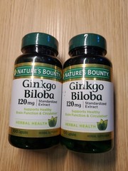 2 Pack GINKGO BILOBA 120mg – 200 Caps (2×100) [Exp 2028] Brain Function & Memory