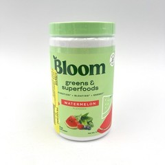 Bloom Nutrition Greens & Superfoods Powder, Watermelon, 25 Servings – 03/26