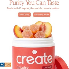 Create Creatine Monohydrate Gummies for Men & Women, Boost Focus, Strength, and