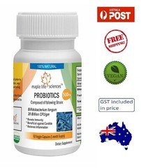 Probiotic Bifidobacterium Longum 20 Billion CFU/gm Capsules – 500mg – AU Stock