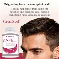 Capell Hair Health Supplement – Hair Follicle & Growth Support,Reduces Breakage