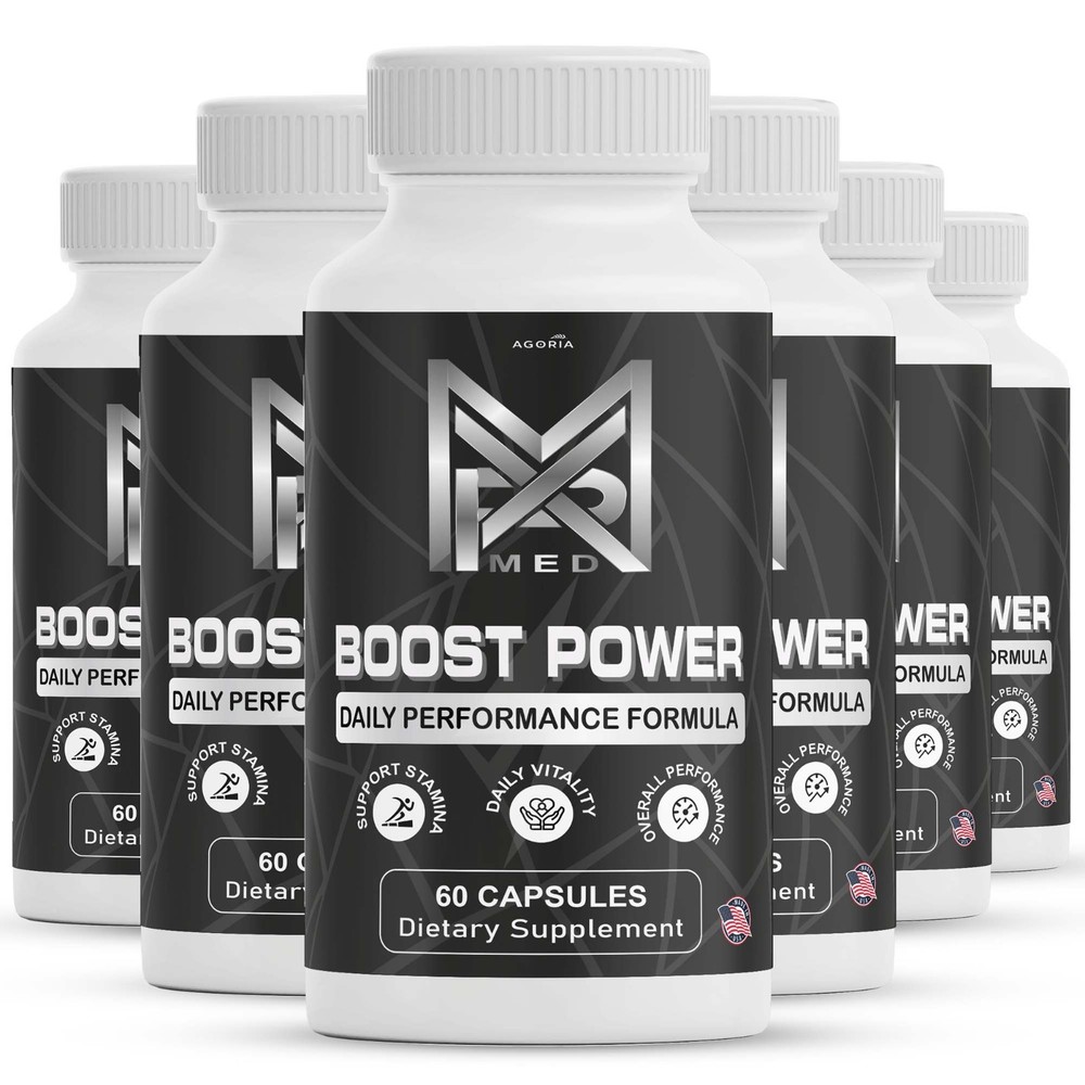 (6 Pack) Boost Power Men’s Health Support Dietary Supplement Male Capsules