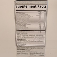 Garden of Life Vitamin Code 50 & Wiser Men Multivitamin 240 Non-GMO Exp 09/2027