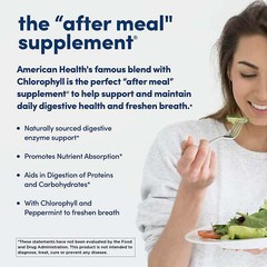 American Health Papaya Enzyme with Chlorophyll 250 Chew Tabs