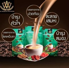 10x Wuttitham Coffee Herb Health Instant Coffee Mixed Weight Control Sugar Free