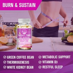 Natural Weight Loss Belly Fat Burner Best Diet Pills Unisex 120 Capsules