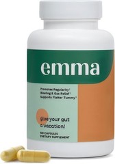 1-3 Pack Emma Gut Health Supplement 180 Capsules for Bloating Relief & Leaky Gut