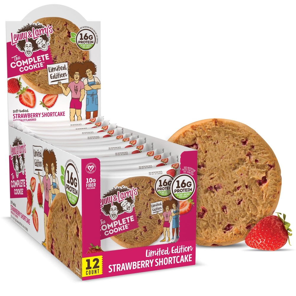 Lenny & Larry’s The Complete Cookie Strawberry Shortcake Limited Edition Soft…