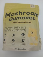 Mushroom Gummies Lemon Clouds Tastes. 224 Gummies