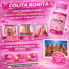 Glute Growth & Fat Burner – Aguaje Curvy fruit + Black Maca + Fenugreek -31 days