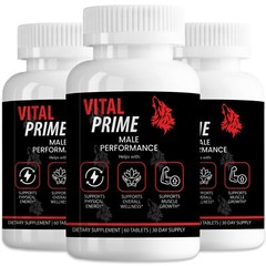 (3 Pack) Vital Prime for Men VitalPrime Advanced Male Support – 180 Tablets