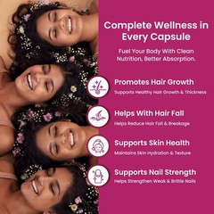 3x ZERO.HARM Biotin 10000mcg Hair Skin Nails 60 Tabs