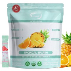 Super Greens Powder Reduce Bloat Digestive Health & More 3 flavors-30 packets US