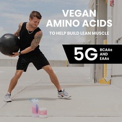 AminoLean Pre Workout Powder, Energy VEGAN Aminoacids, Weight Mgt, Mental Focus
