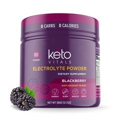 Keto Vitals Electrolyte Powder BlackBerry Energy Drink